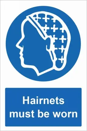 [MCATR101] Hairnets must be worn