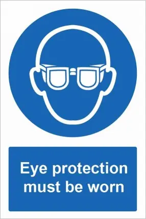 [MEEP203] Eye Protection must be worn