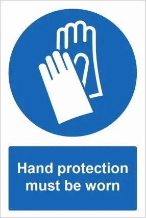 [MPPE105] Hand Protection must be worn