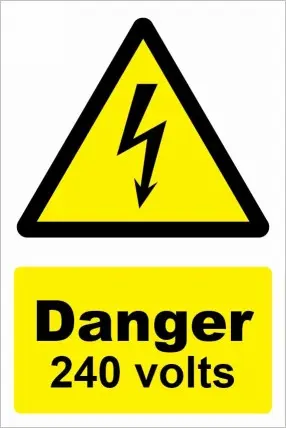 [WNELC101] Danger 240 volts