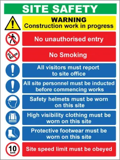 [SSN-P-A] Site Safety Notice A